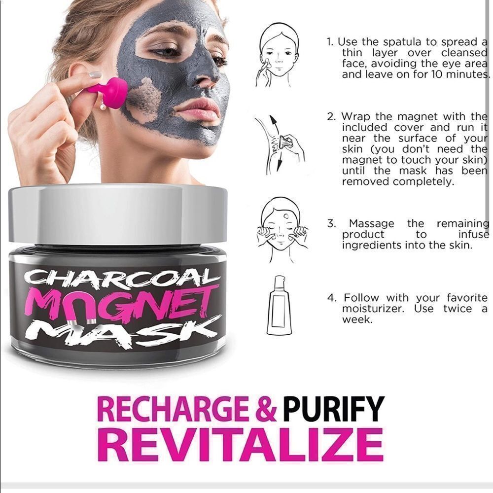 Biovene Charcoal Magnet Mask Kit, 3 oz - Picture 2 of 8